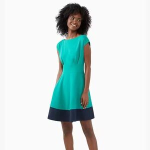 Kate Spade Colorblock Ponte Fiorella Dress NWT